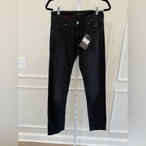 Stefano Ricci Black Slim Straight Jeans